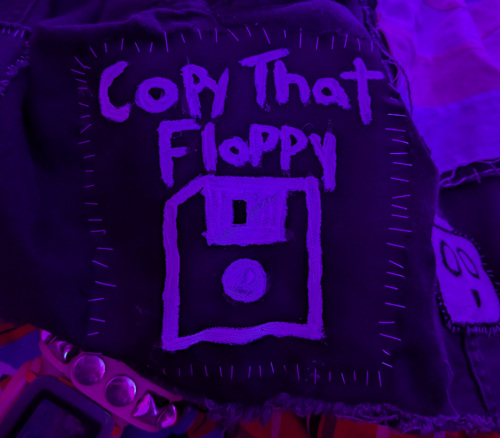 the patch fully sewed to my jacket